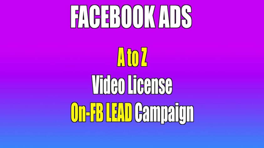 facebook lead form campaigns